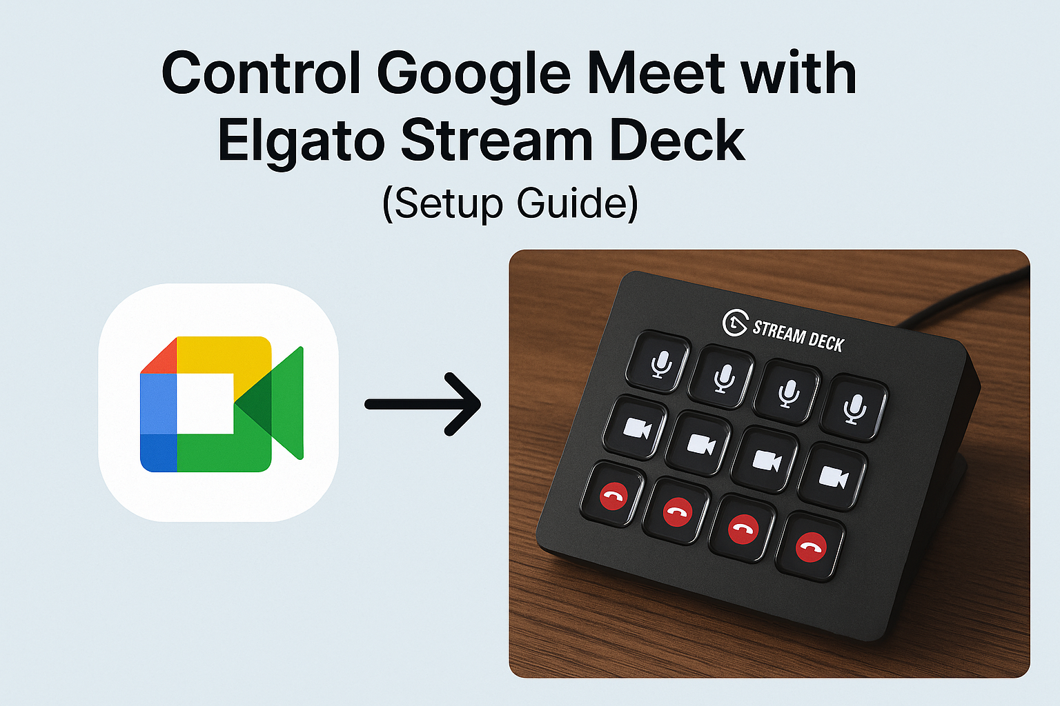 How to use Elgato Stream Deck with Google Meet (Setup Guide)