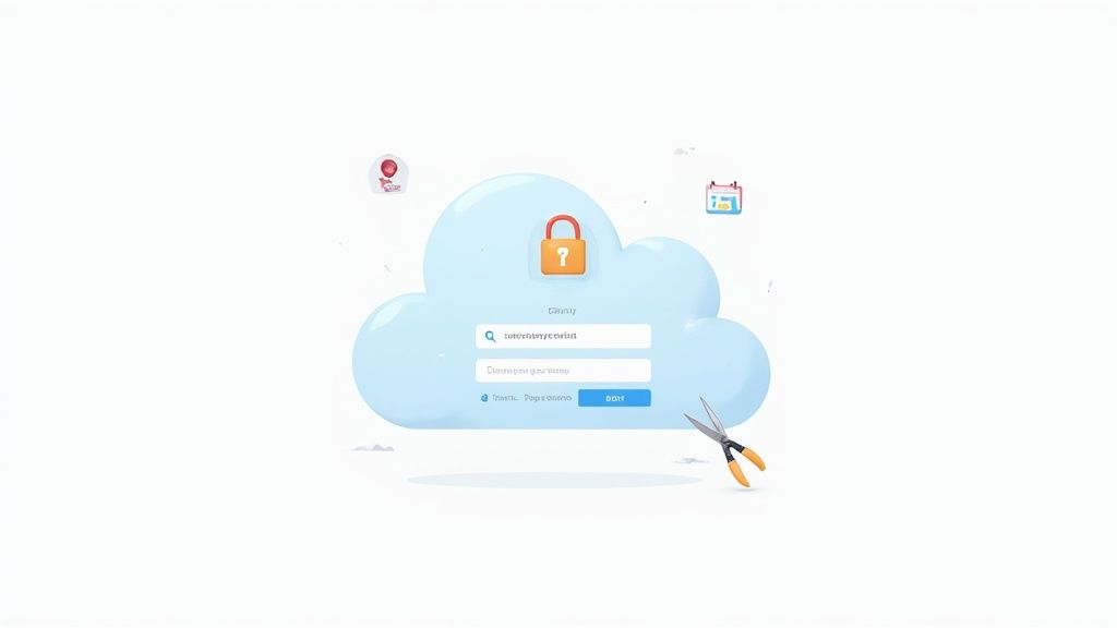 Screenshot of Zoom's secure sharing options
