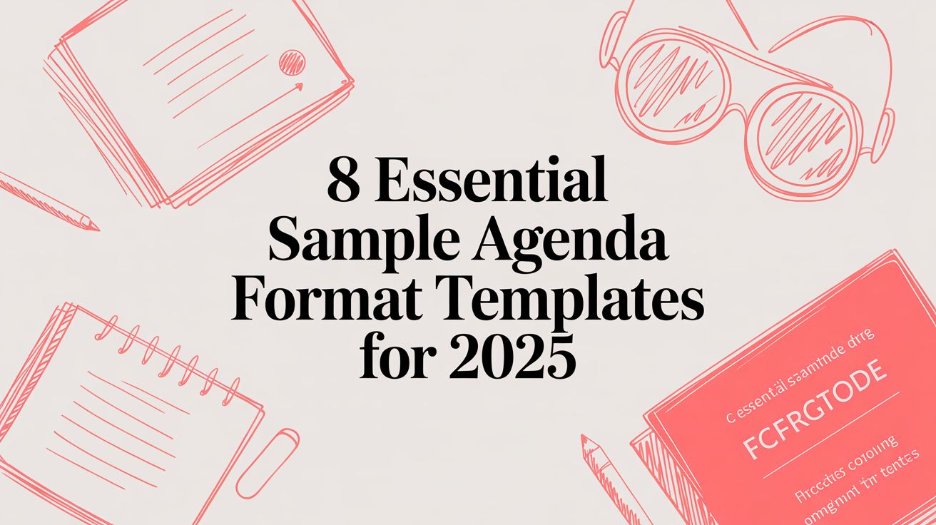 8 Essential Sample Agenda Format Templates for 2025