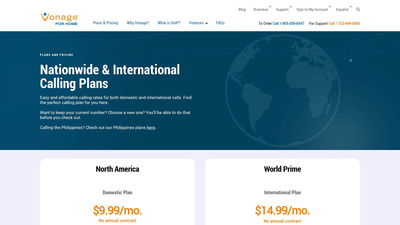 Vonage (Home Phone plans)