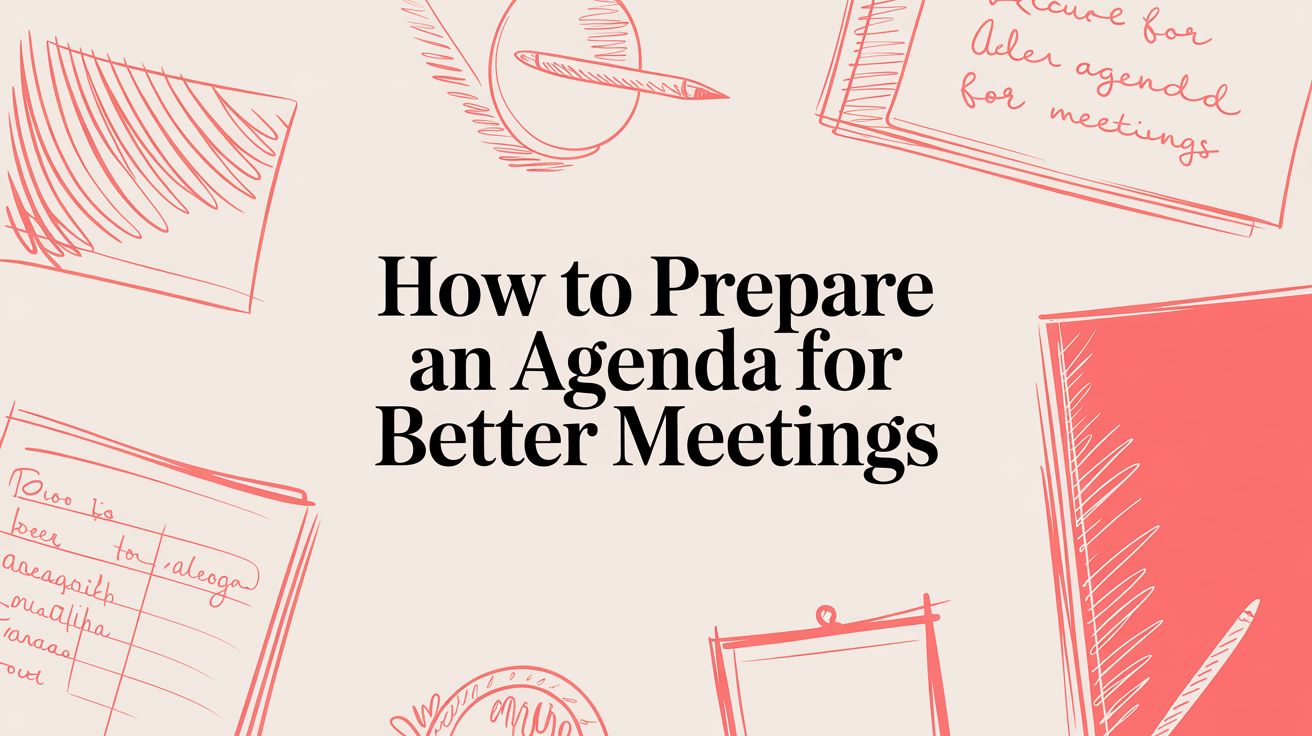 How to Prepare an Agenda for Better Meetings