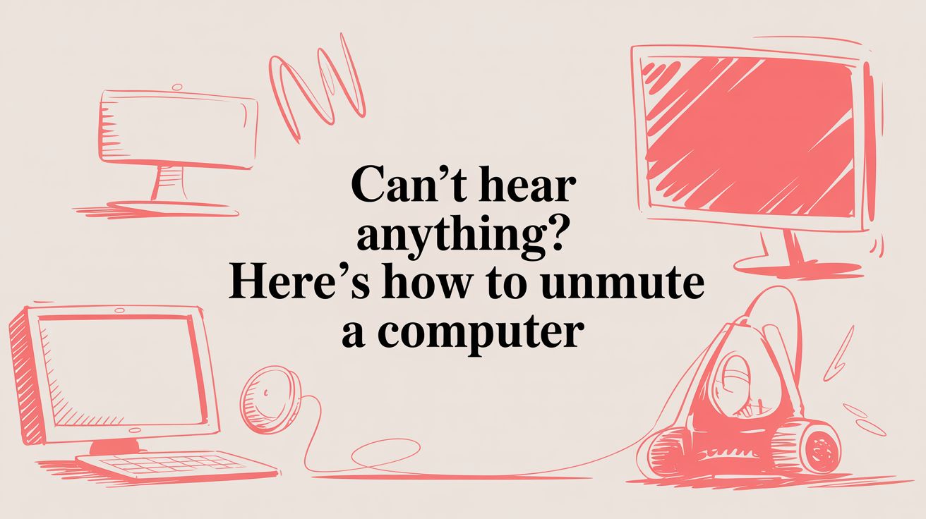 Can’t Hear Anything? Here’s How to Unmute a Computer