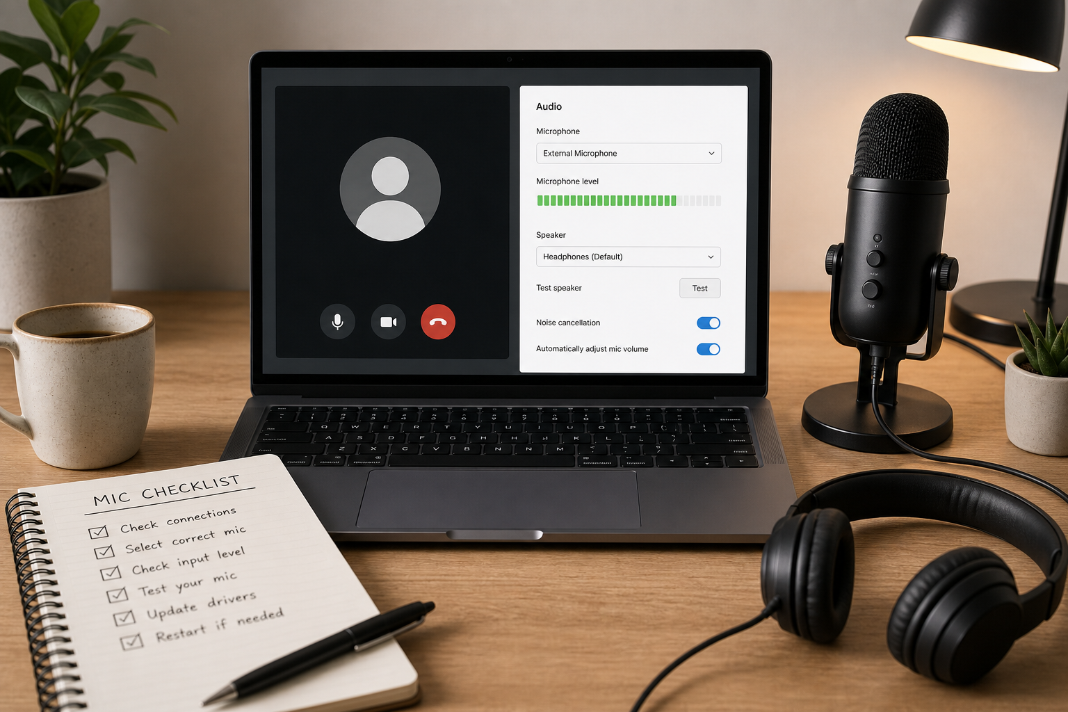 Google Meet microphone not working: operator runbook
