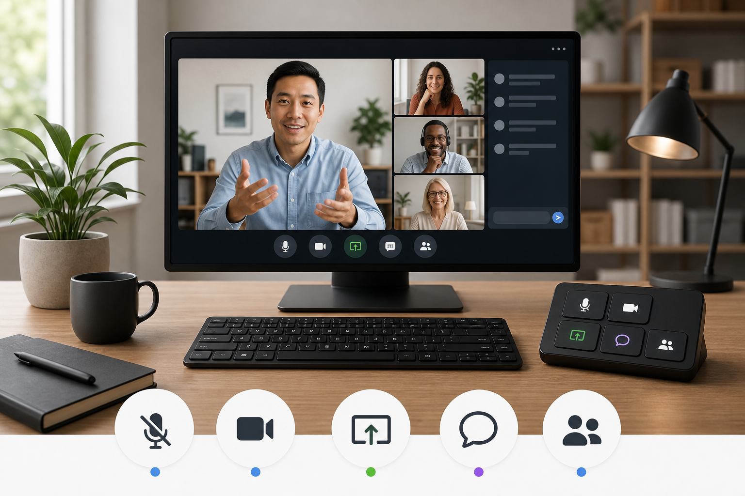 Video Conferencing Keyboard Shortcuts for Hosts