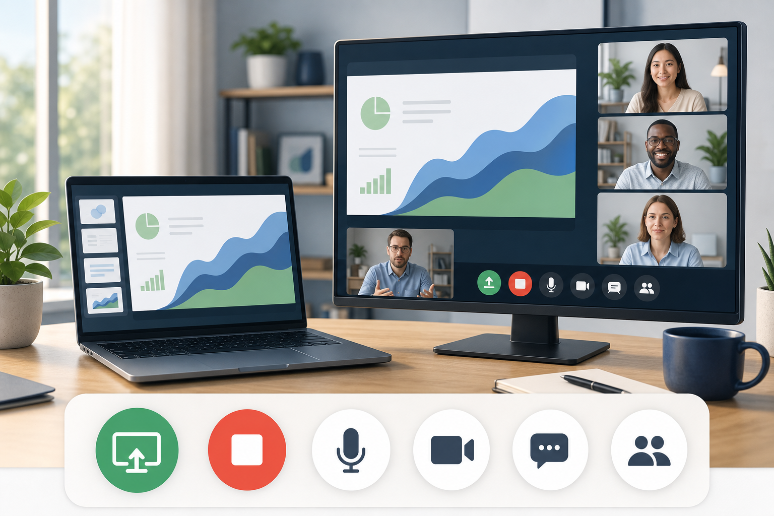 Screen Share Controls for Cleaner Meetings