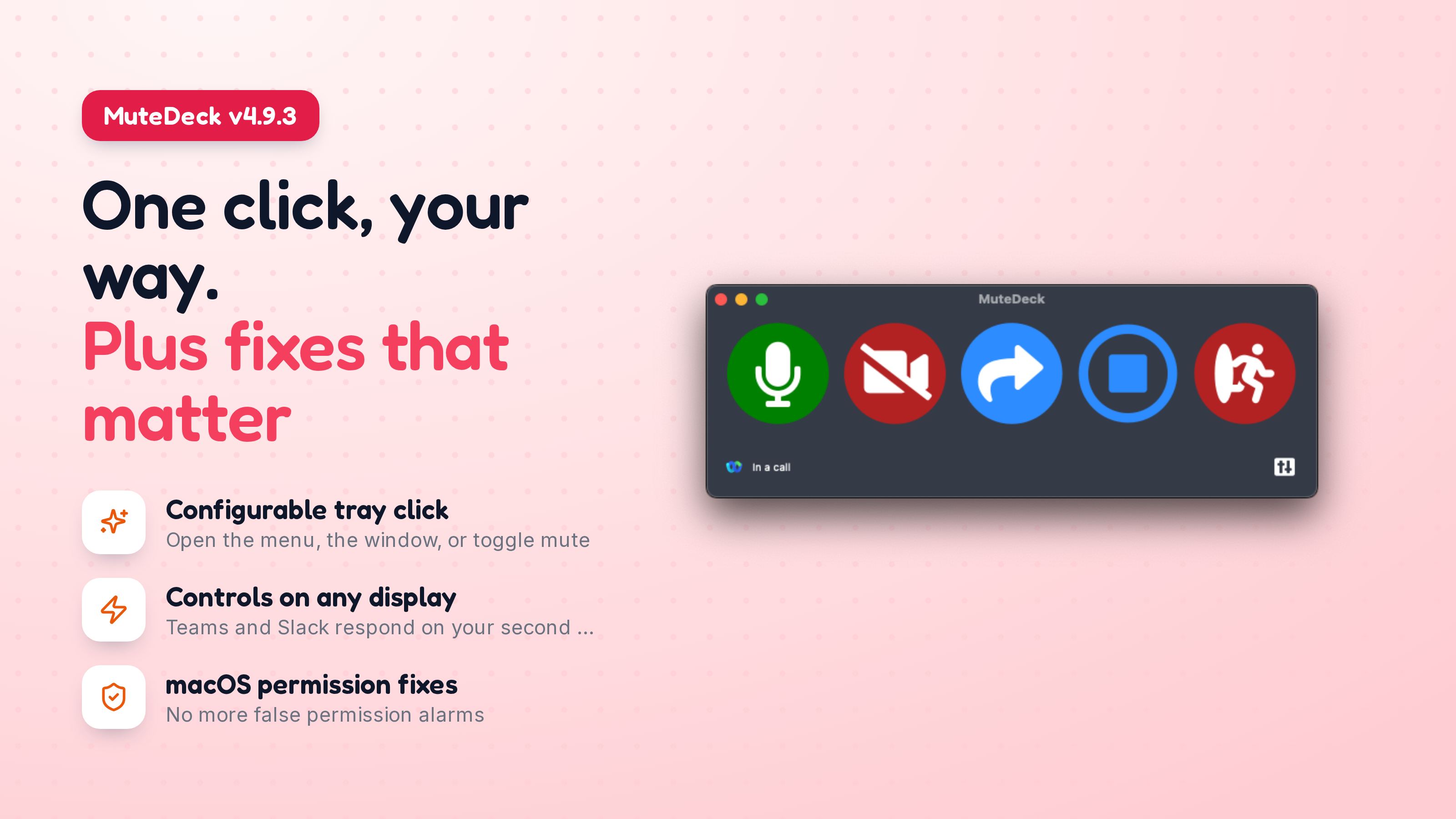 MuteDeck v4.9.3: Tray Clicks, Teams Everywhere, and a False Alarm Silenced