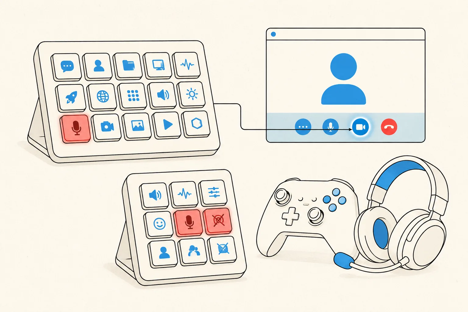 Control Discord with your Stream Deck illustrated