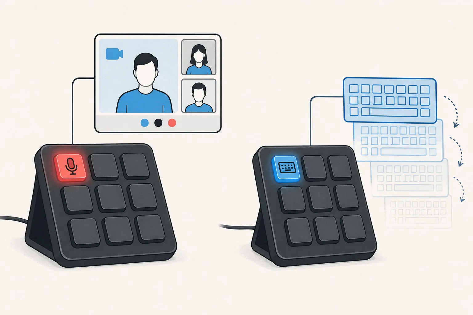 Control Webex with your Stream Deck illustrated